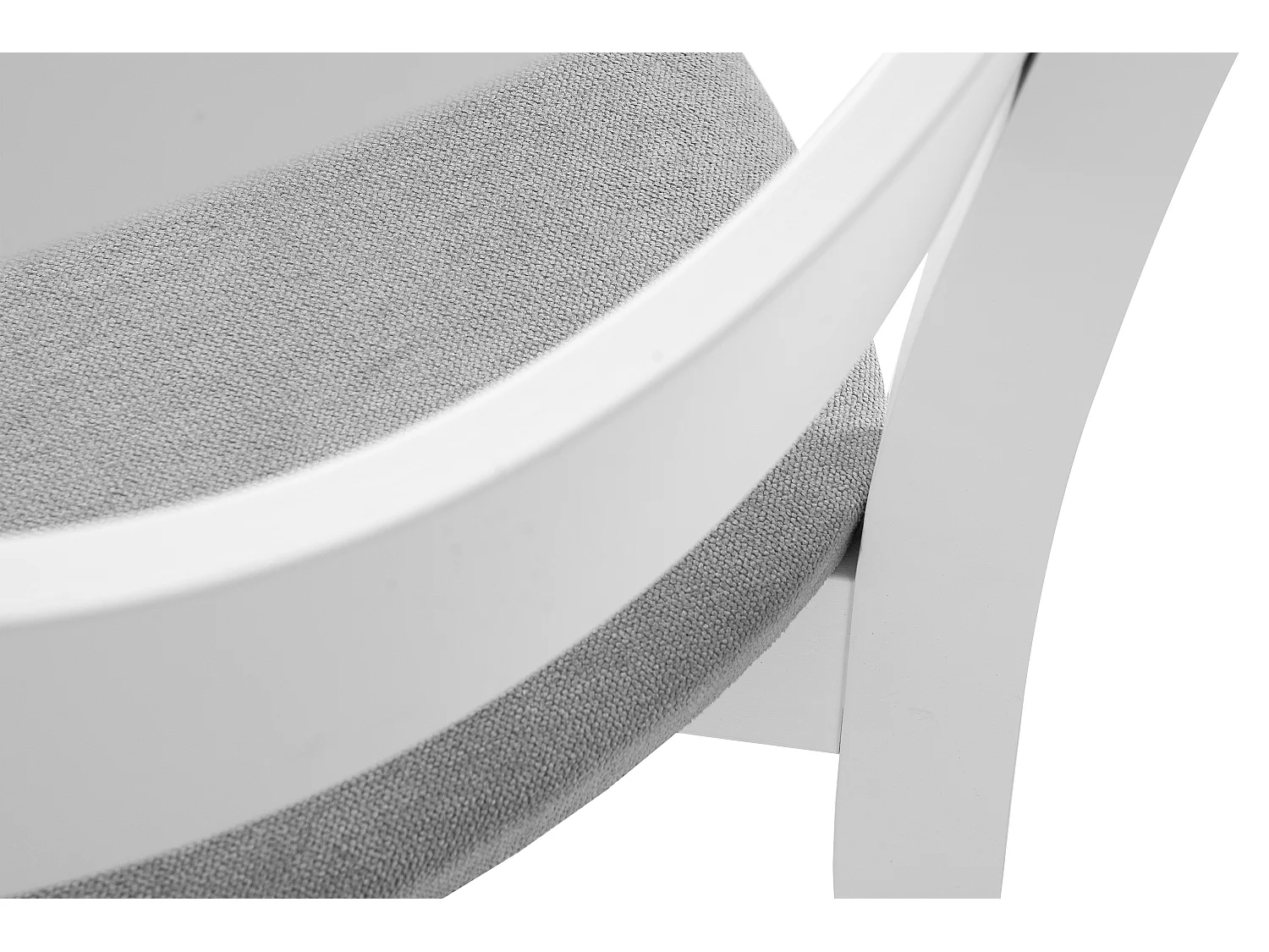 Esszimmerstuhl (2-tlg) - Grau/Weiß - TANER