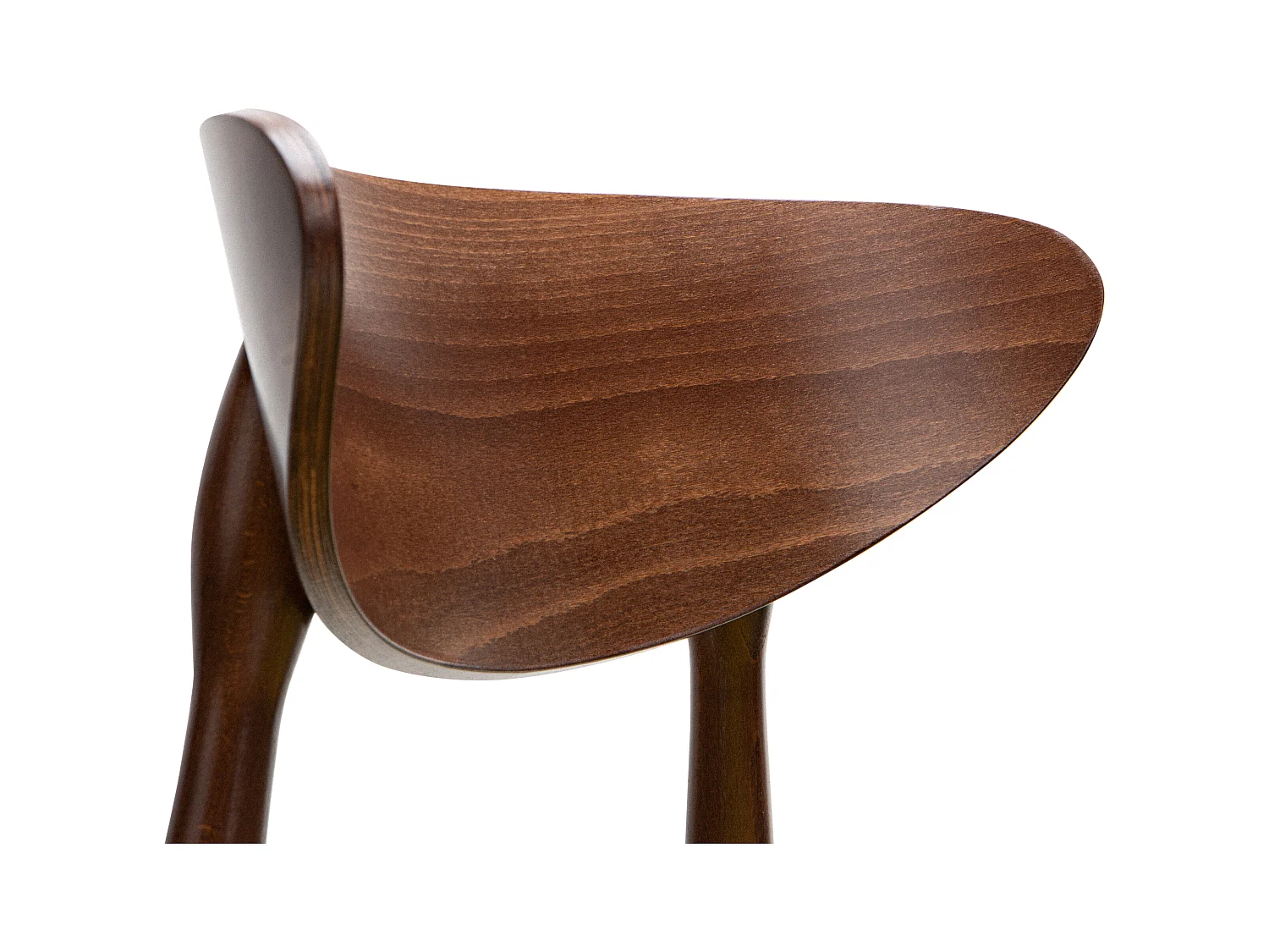 Esszimmerstühl (2er-Set) - grau / Nussbaum mittel - RABI