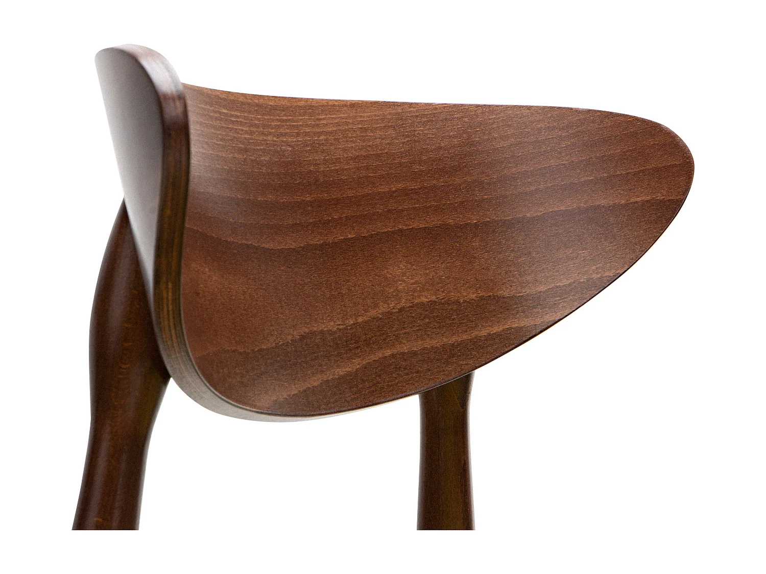 Esszimmerstühl (2er-Set) - grau / Nussbaum mittel - RABI