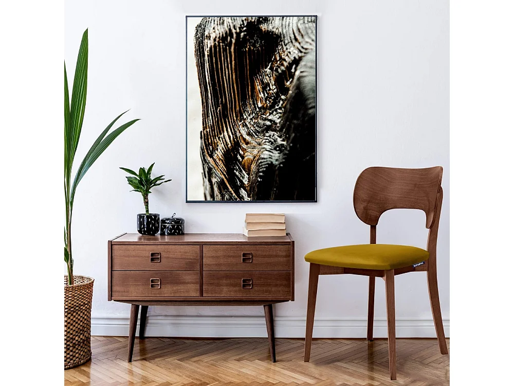 Esszimmerstühl (2er-Set) - honig / Walnuss mittel - LYCO