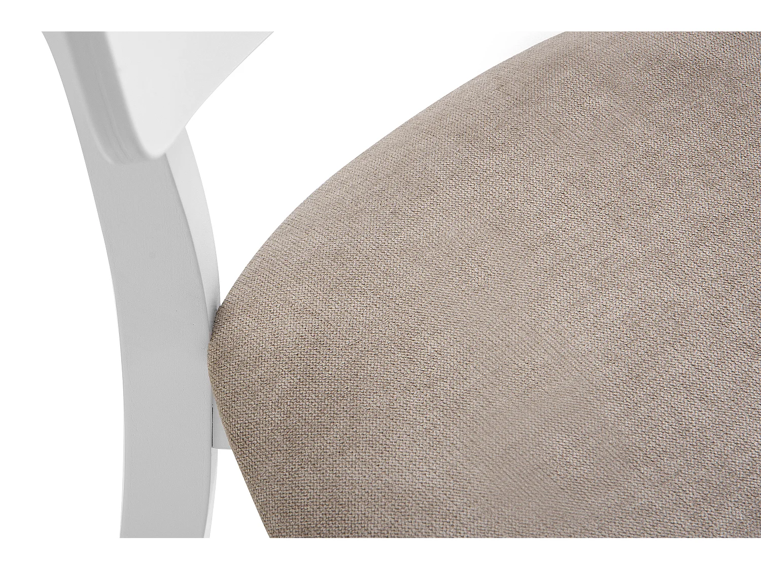 Esszimmerstuhl (2-tlg) - Beige/Weiß - TANER