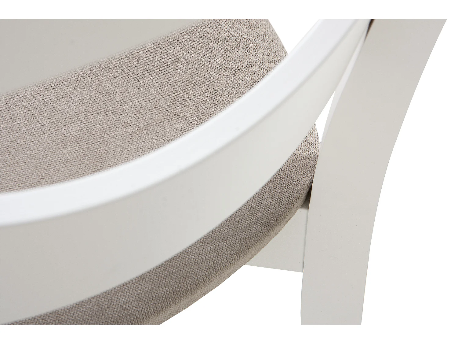 Esszimmerstuhl (2-tlg) - Beige/Weiß - TANER