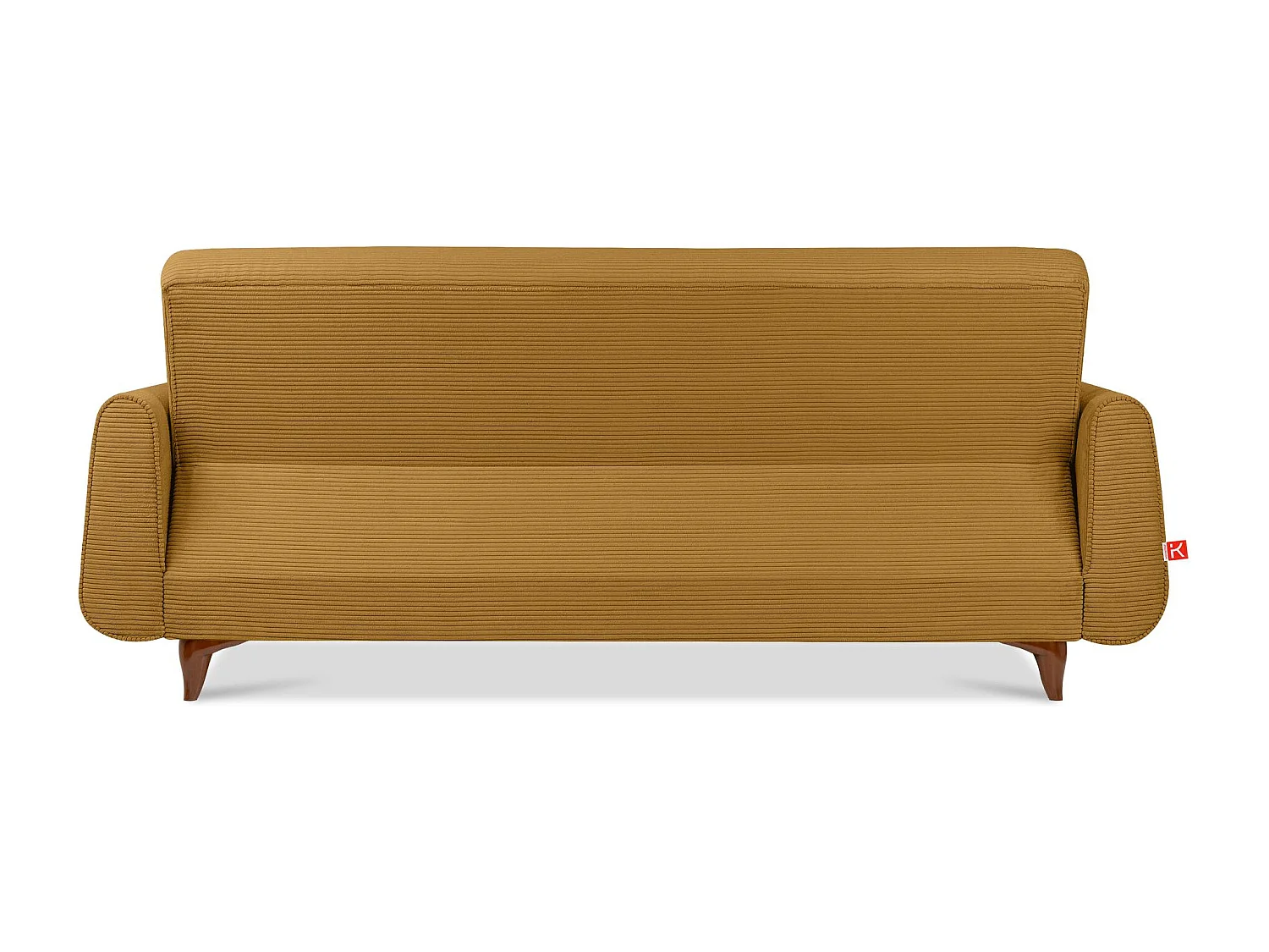 Schlafsofa GUSTAVO Schlafsofa - 3-Sitzer - Cordstoff - Gelb