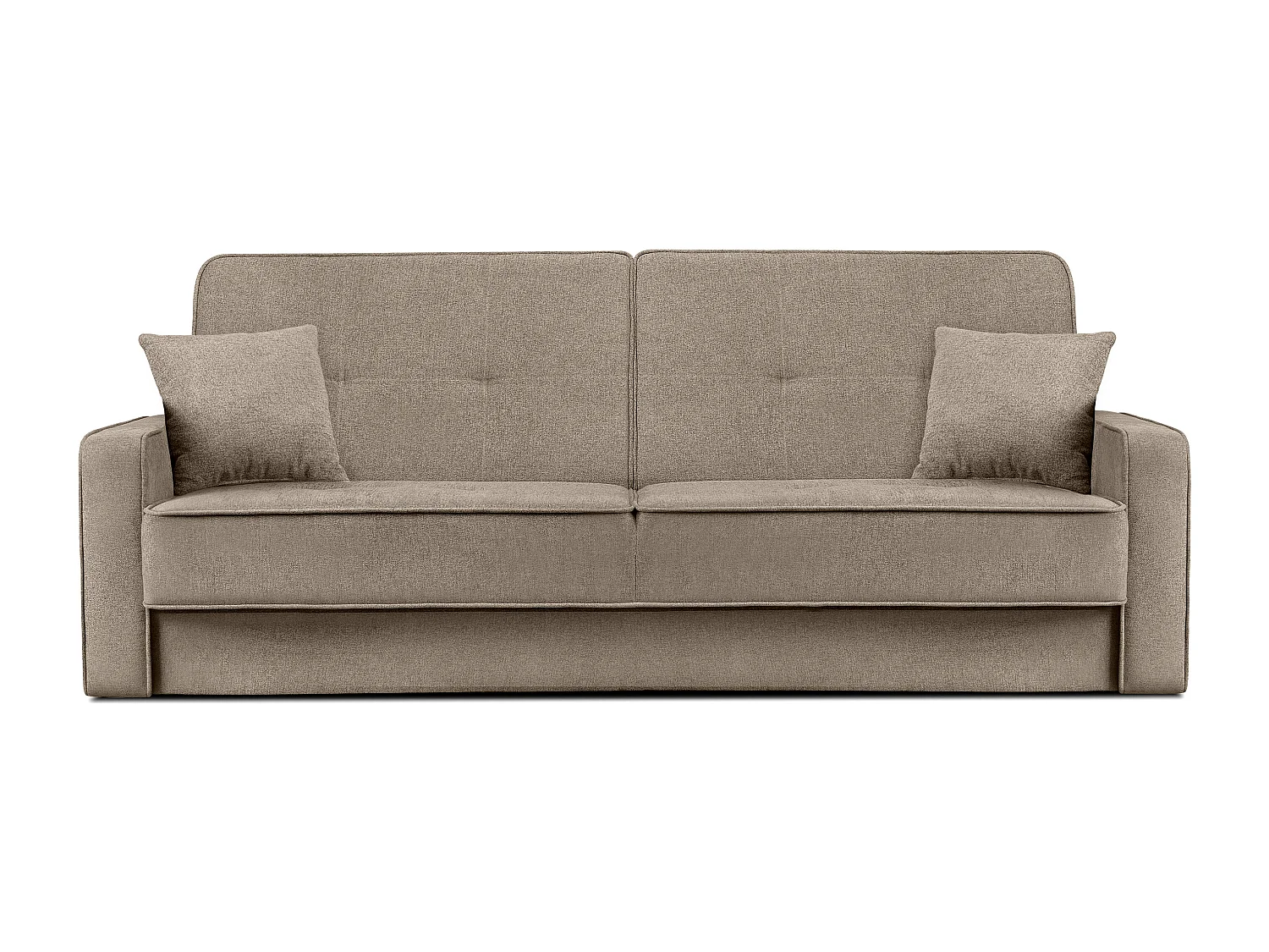 Schlafsofa ORIO - 3-Sitzer - Hellbraun