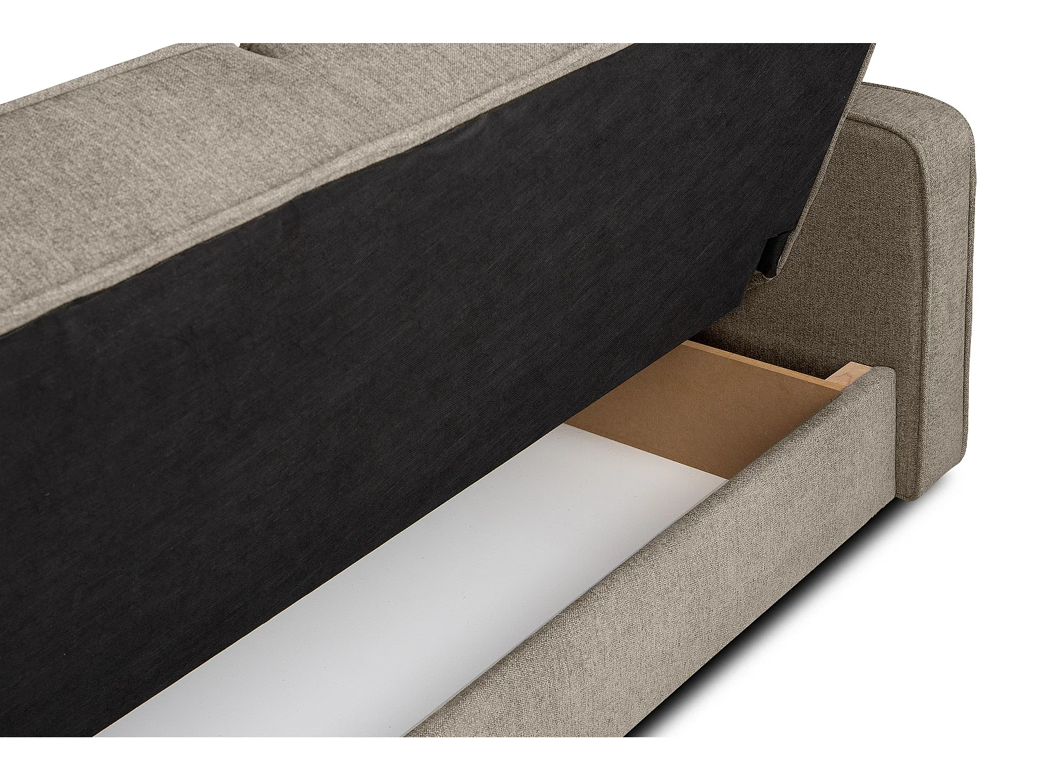 Schlafsofa ORIO - 3-Sitzer - Hellbraun