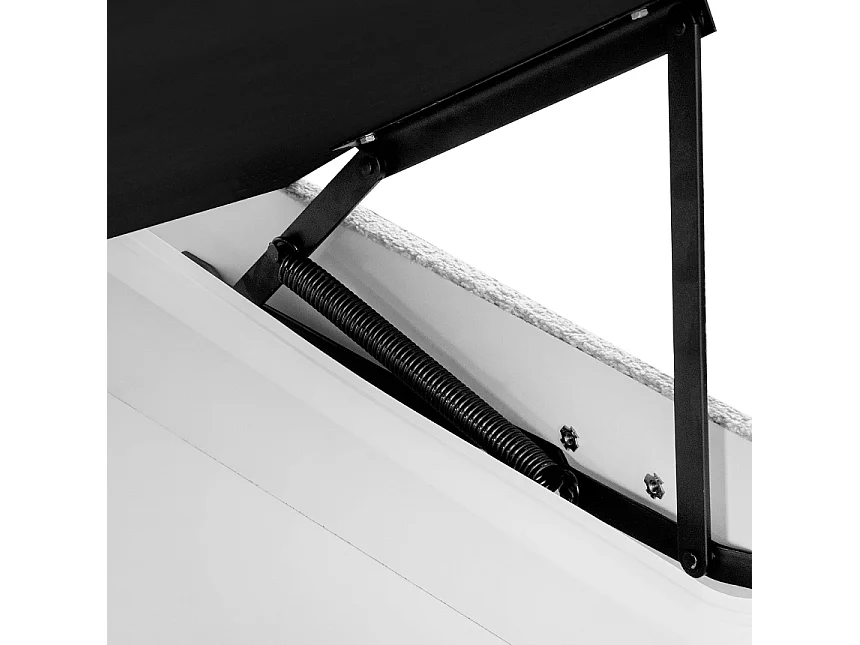 Ecksofa rechts mit Schlaffunktion - RATLO - Grau