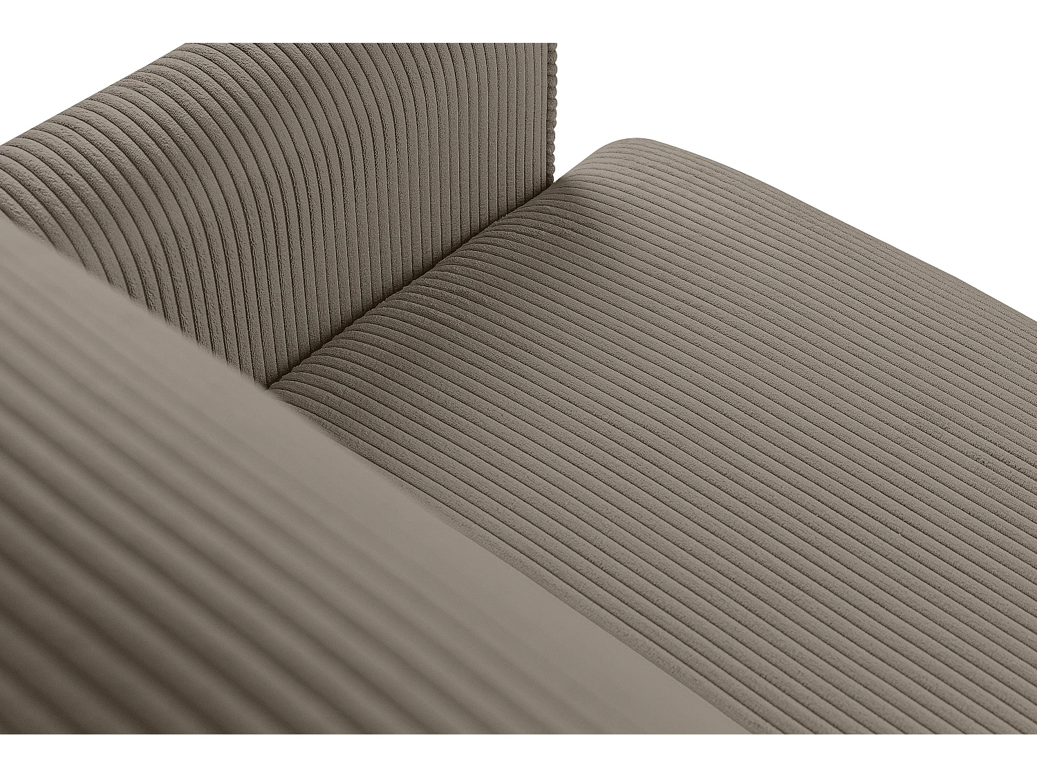 Schlafsofa GUSTAVO Schlafsofa - 3-Sitzer - Cordstoff - Beige