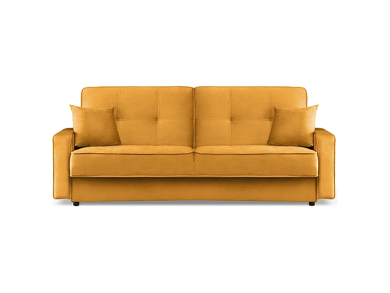 Schlafsofa ORIO - 3-Sitzer - Gelb