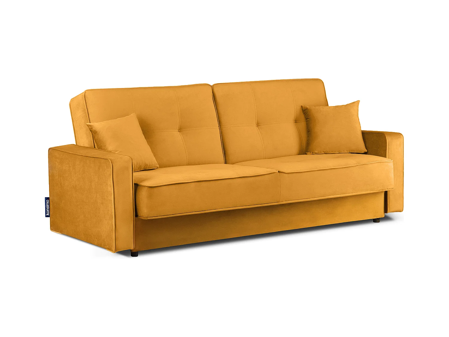 Schlafsofa ORIO - 3-Sitzer - Gelb