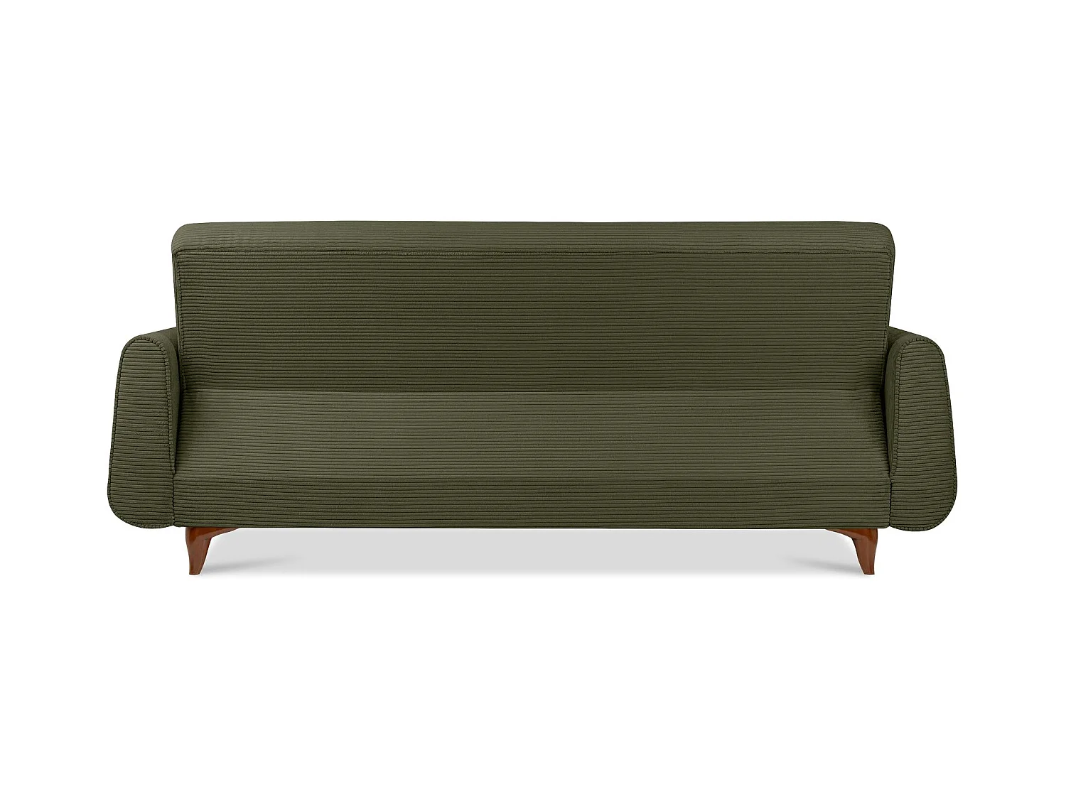 Schlafsofa GUSTAVO Schlafsofa - 3-Sitzer - Cordgewebe - Olive