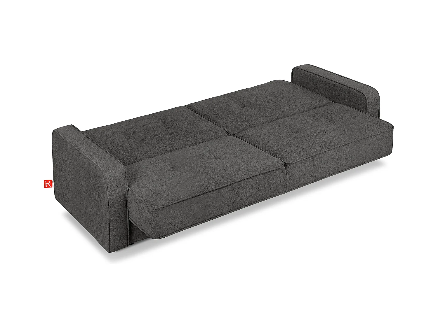 Canapé convertible ORIO - 3 places - Graphite