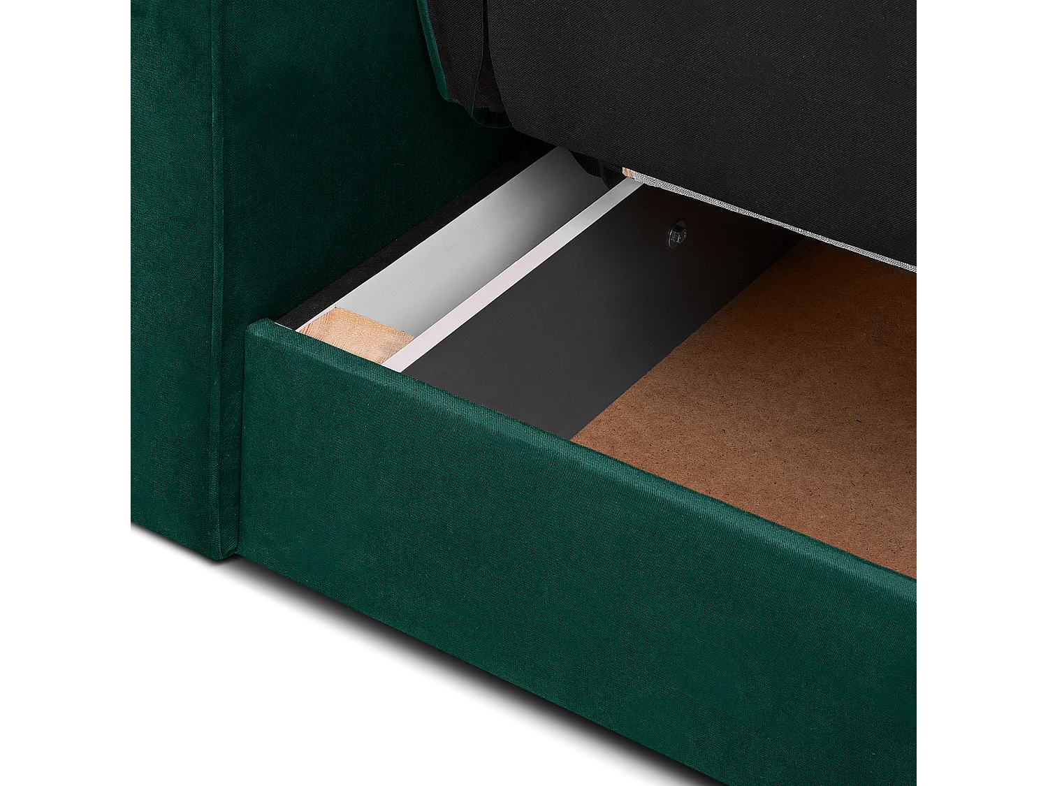 Canapé convertible ORIO - 3 places - Vert