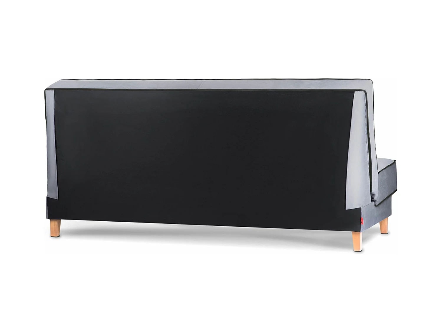 Canapé convertible DOZER - 3 Sitzer - Gris|Noir