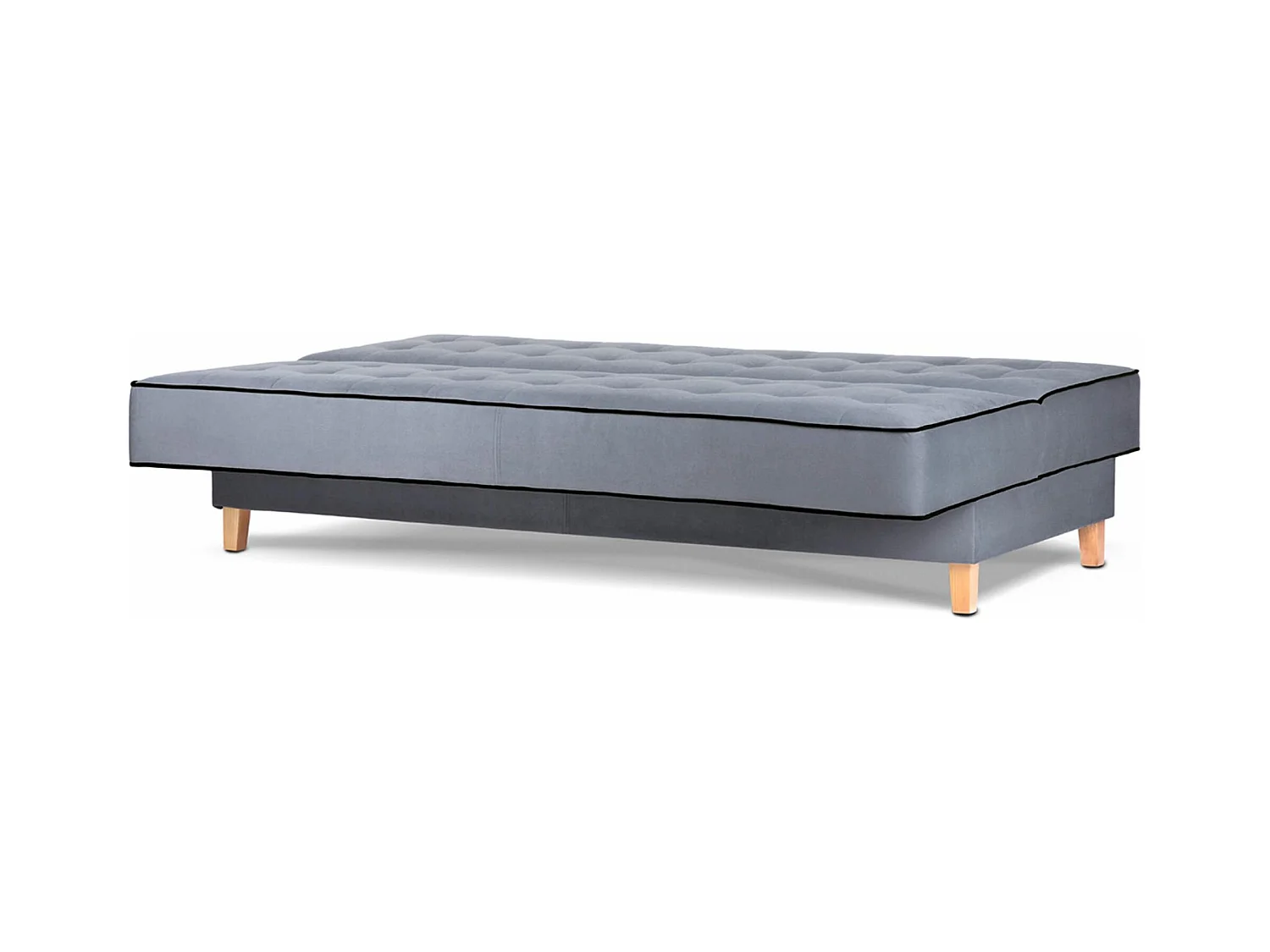 Canapé convertible DOZER - 3 Sitzer - Gris|Noir