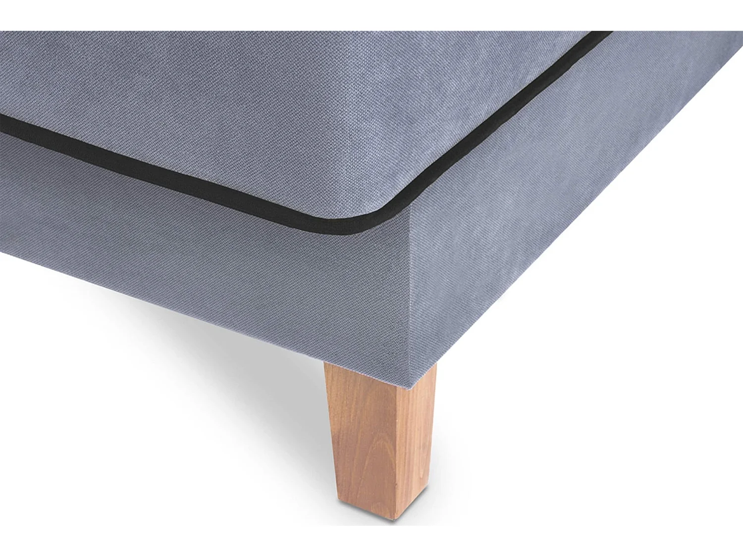 Canapé convertible DOZER - 3 Sitzer - Gris|Noir