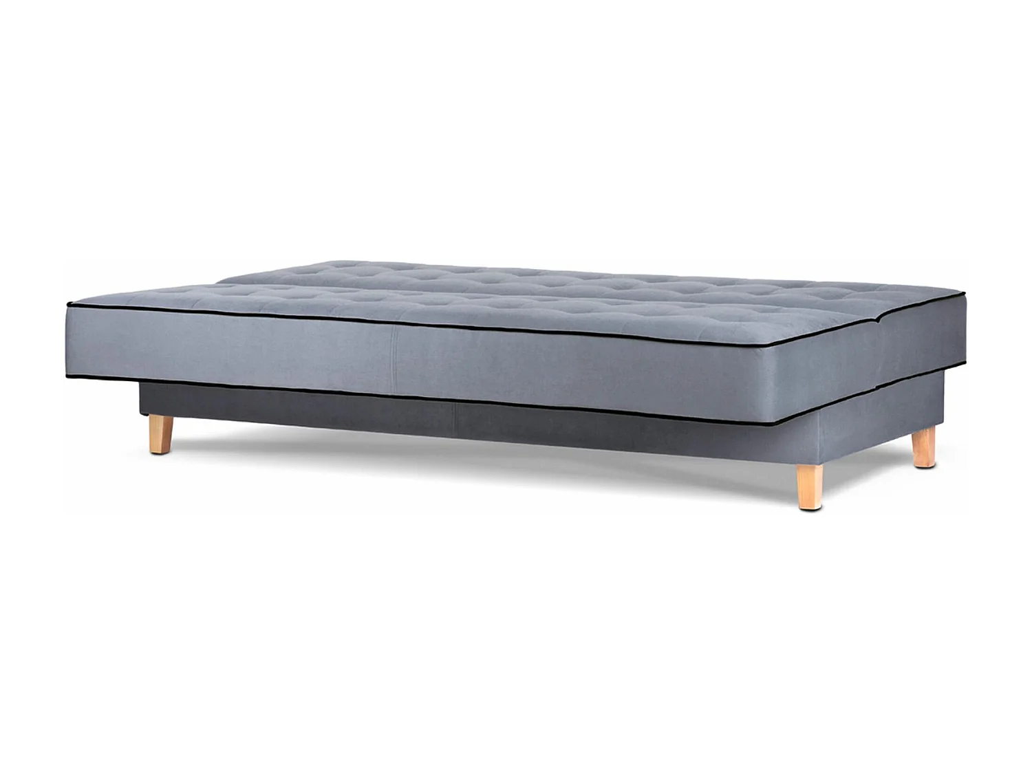 Canapé convertible DOZER - 3 Sitzer - Gris|Noir