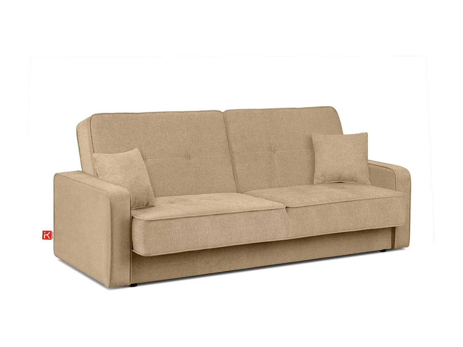 Schlafsofa ORIO - 3-Sitzer - Creme