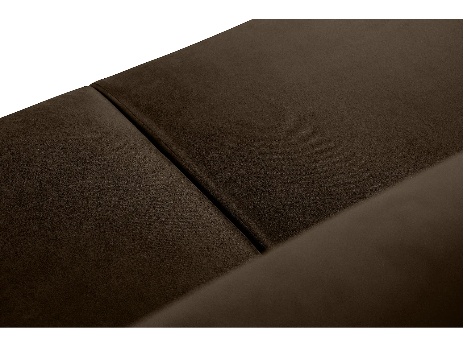 Schlafsofa GUSTAVO Schlafsofa - 3-Sitzer - Wildleder Stoff - Braun