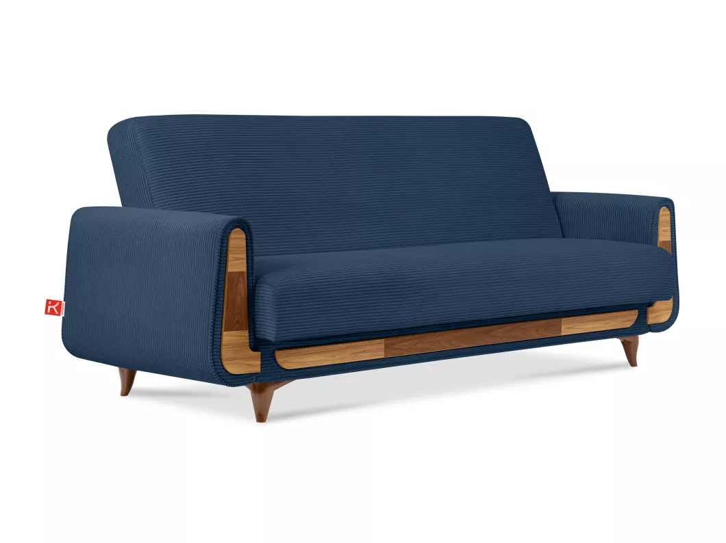 Kauf Unique Sofa 3 Personen - Marineblau - GUSTAVO II