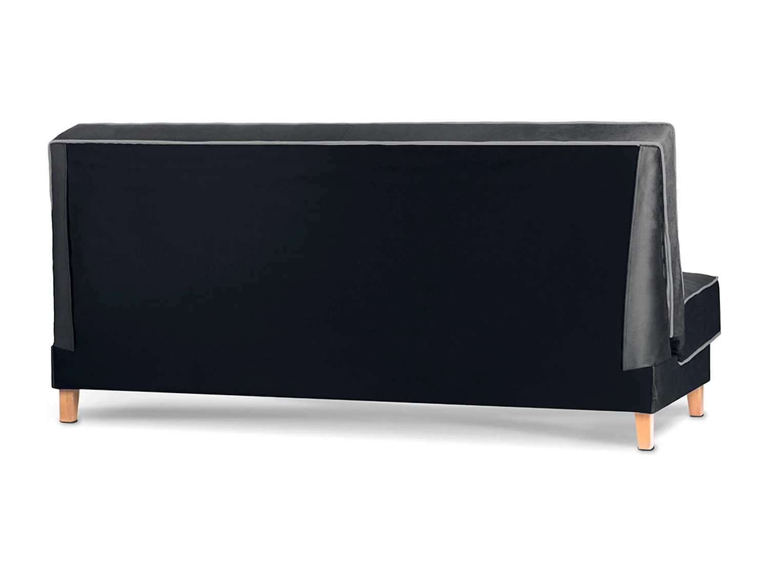 Canapé convertible DOZER - 3 Sitzer - Noir