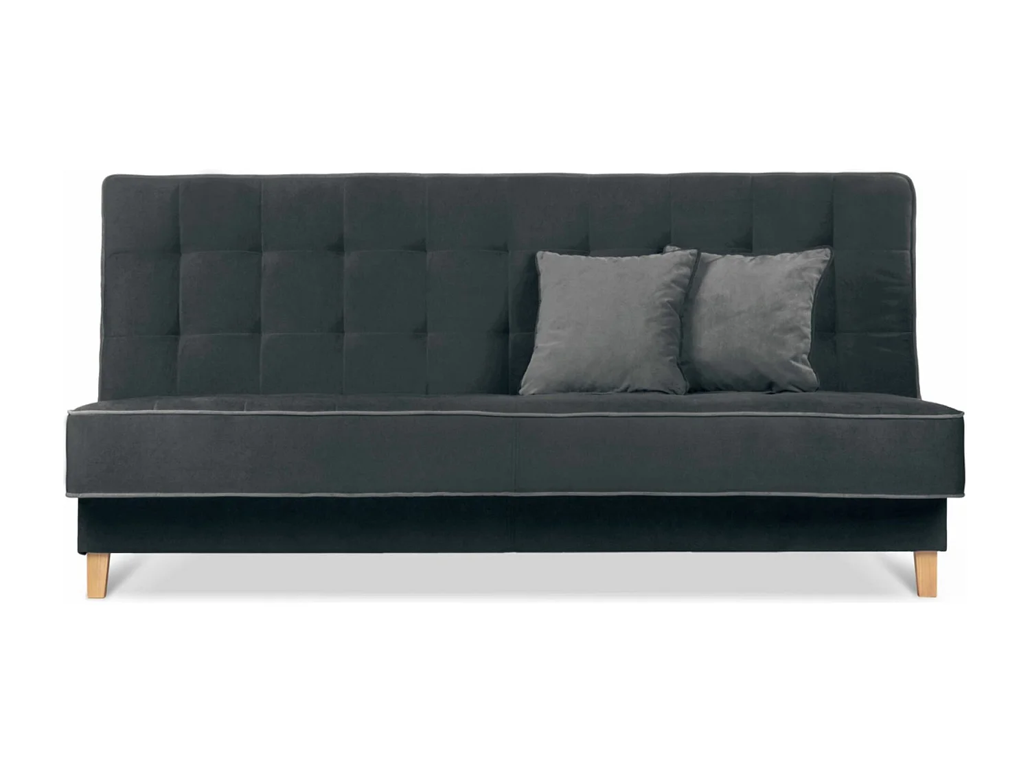 Schlafsofa DOZER - 3 Sitzer - Schwarz
