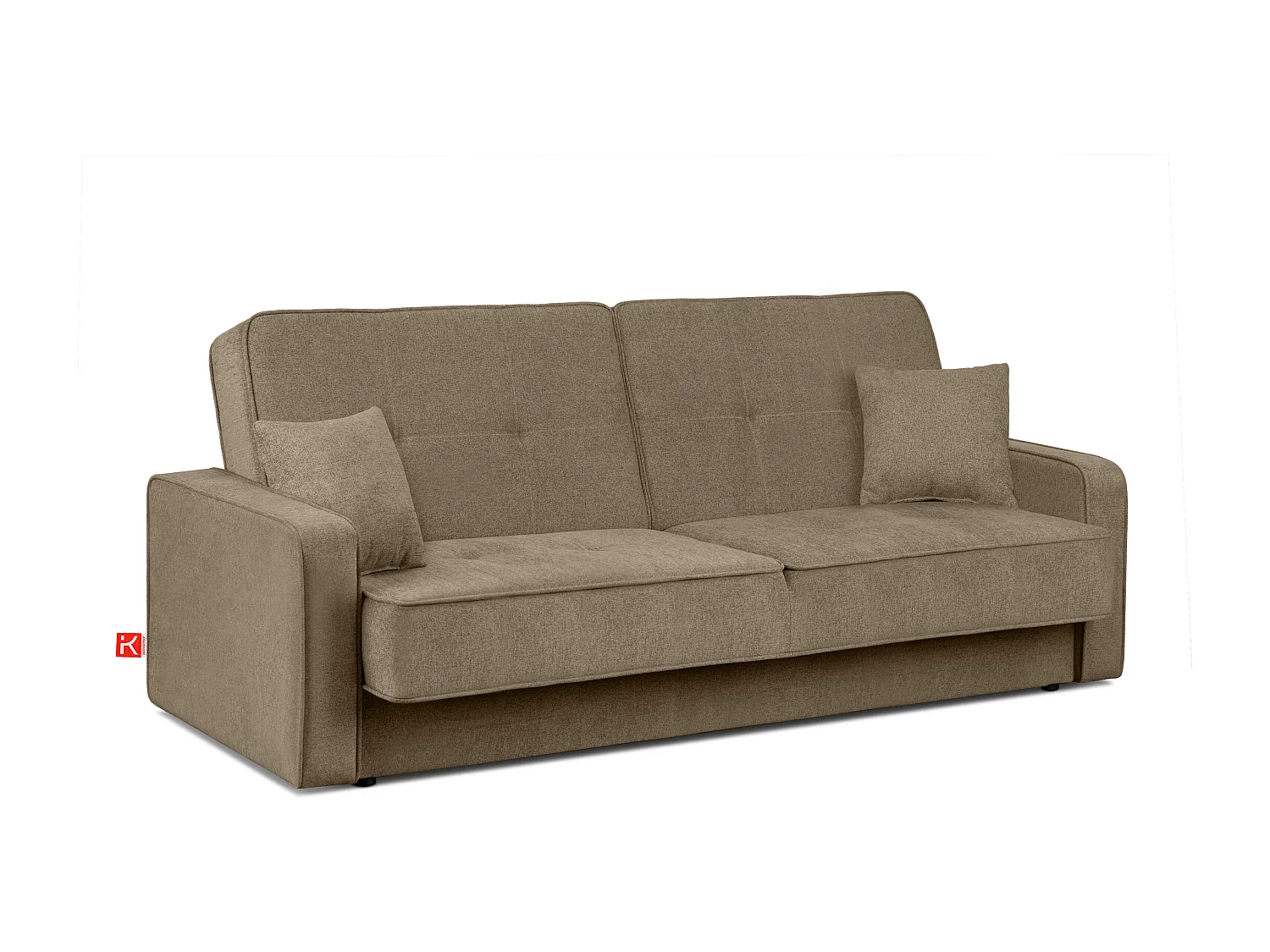 Schlafsofa ORIO - 3-Sitzer - Braun