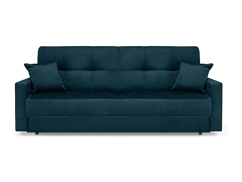 Canapé convertible ORIO - 3 places - Turquoise