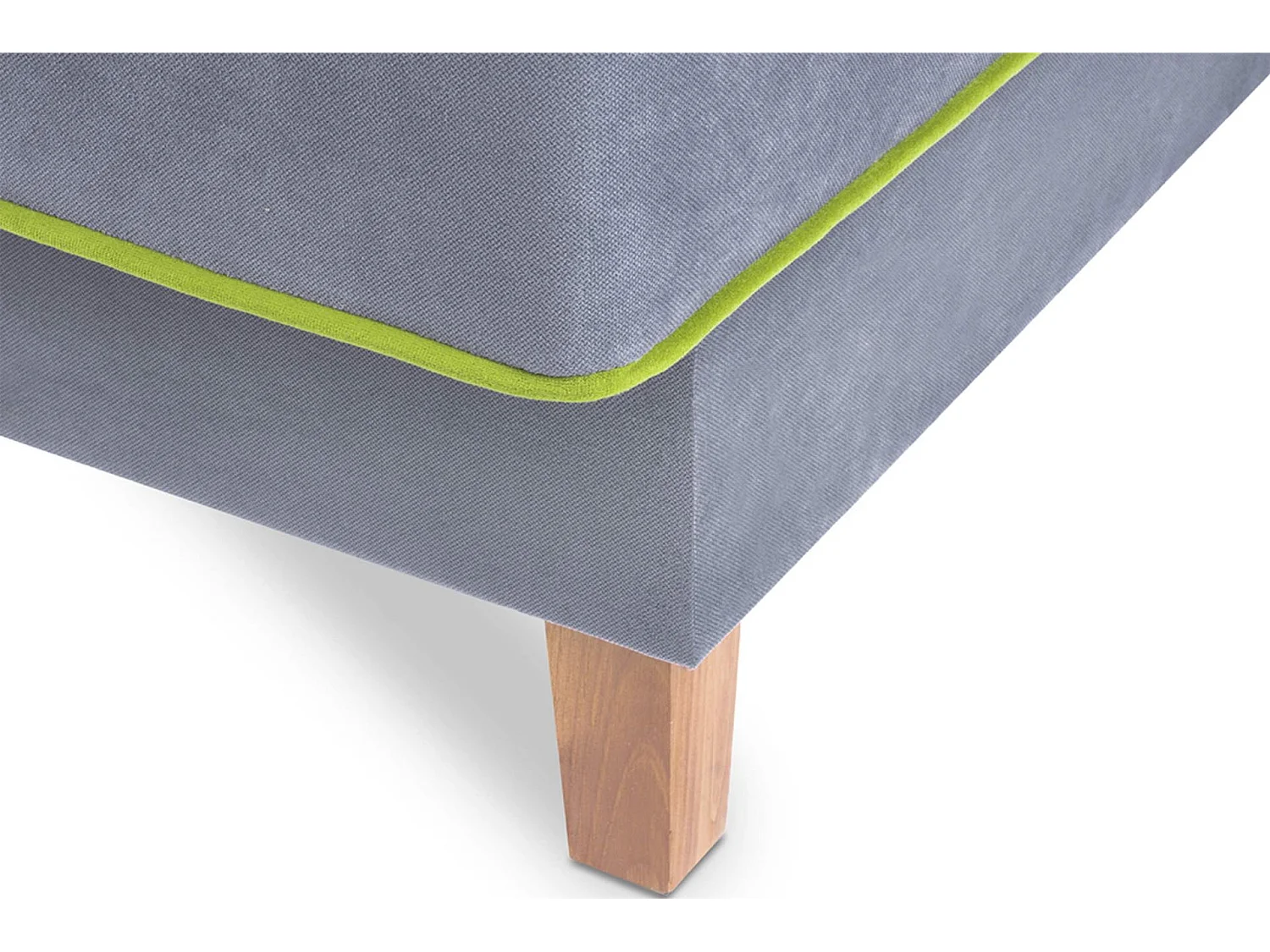 Canapé convertible DOZER - 3 Sitzer - Gris|Vert