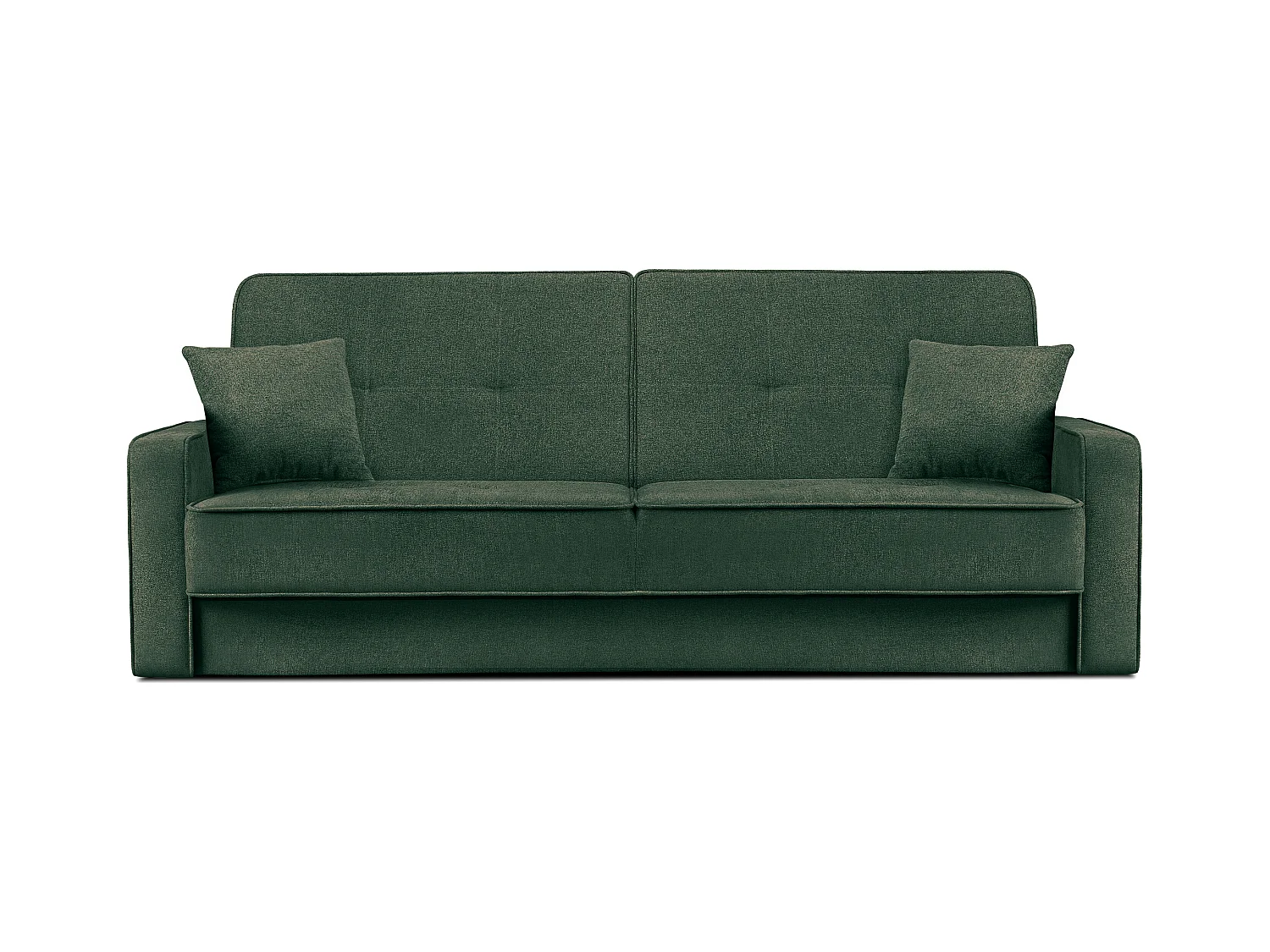 Canapé convertible ORIO - 3 places - Bleu-vert