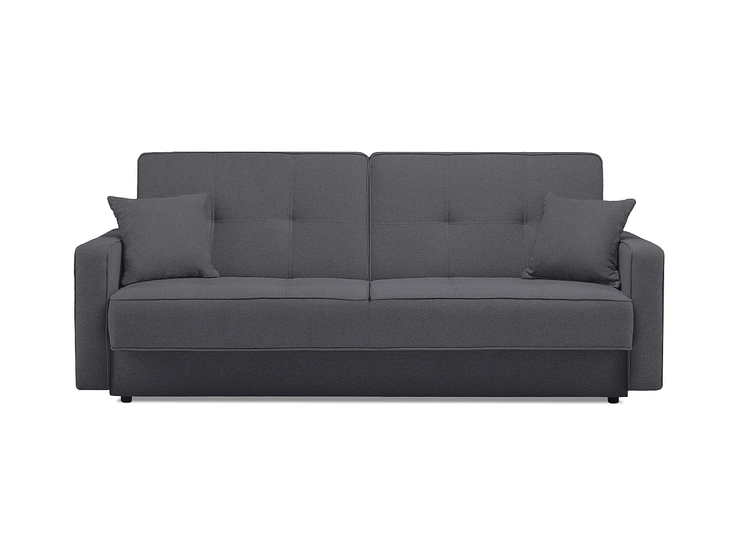 Canapé convertible ORIO - 3 places - Anthracite