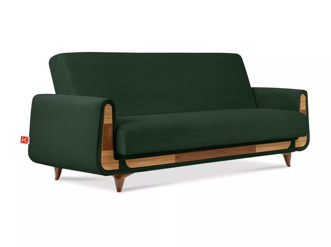 Kauf Unique Sofa 3 Personen - Dunkelgrün - GUSTAVO II