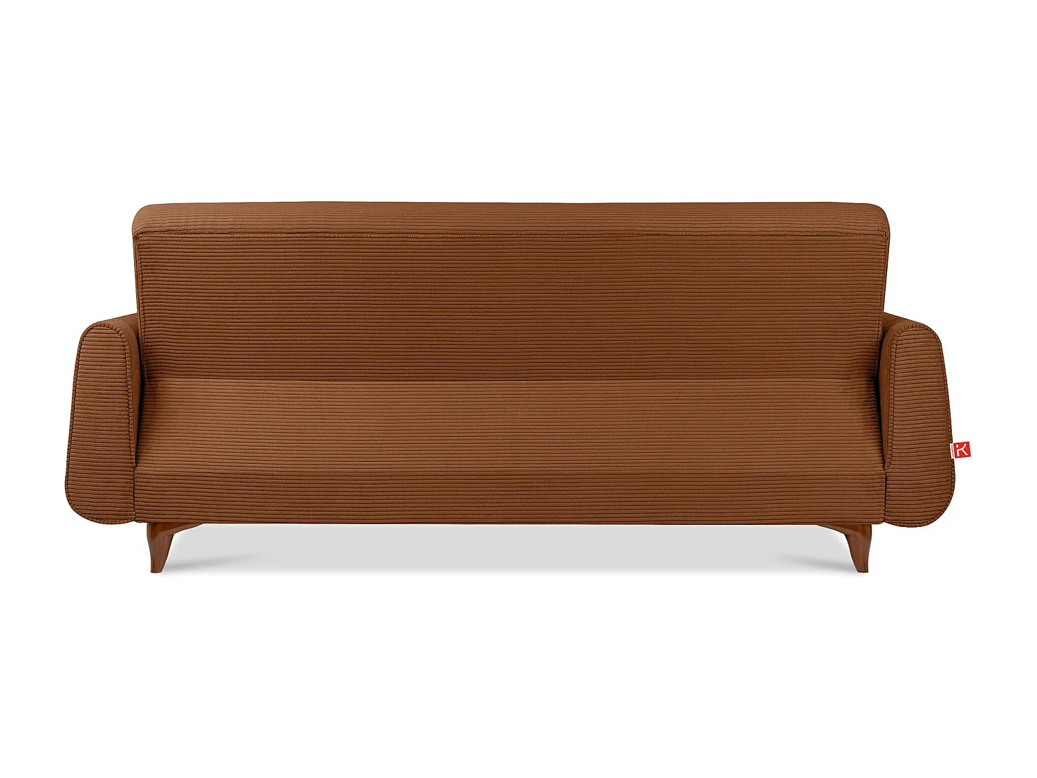 Schlafsofa GUSTAVO Schlafsofa - 3-Sitzer - Cordstoff - Orange