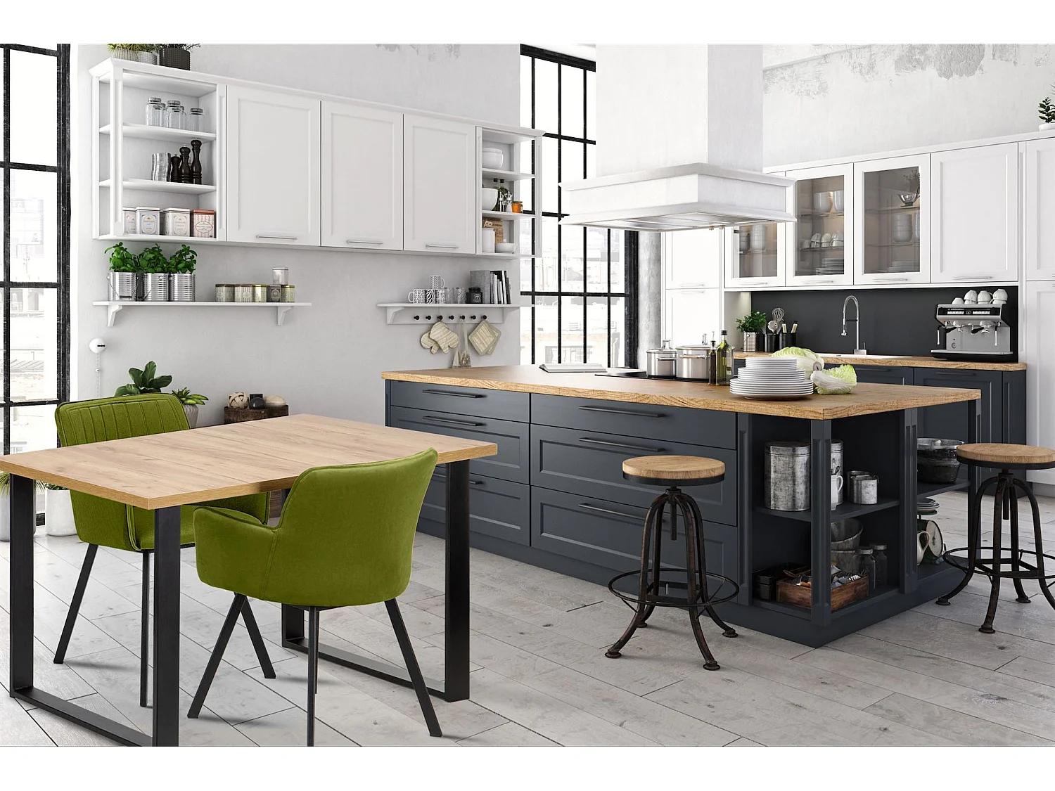 Esstisch - Braun - CETO