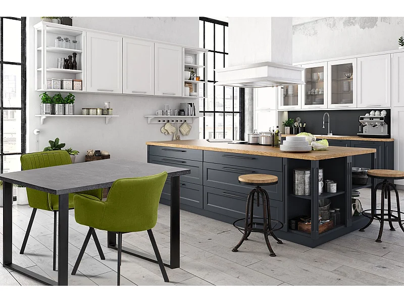 Esstisch - Grau - CETO