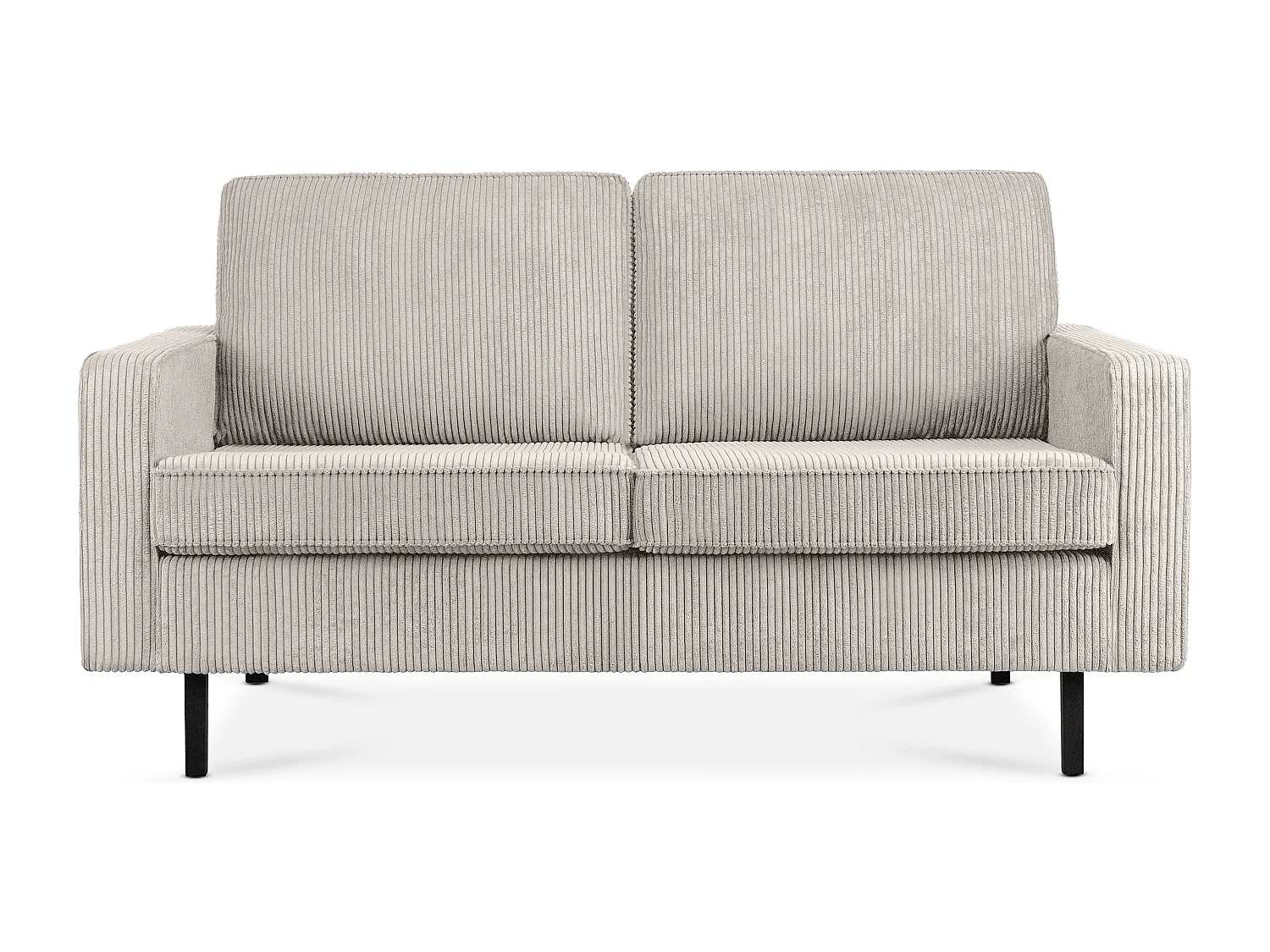 Sofa 2-Sitzer - Creme - INVIA