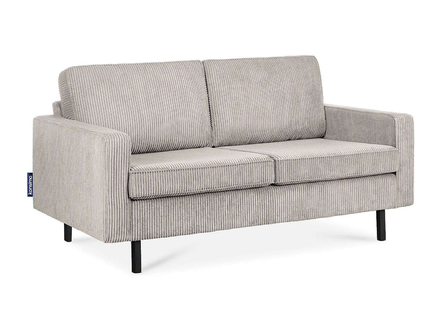 Sofa 2-Sitzer - Creme - INVIA