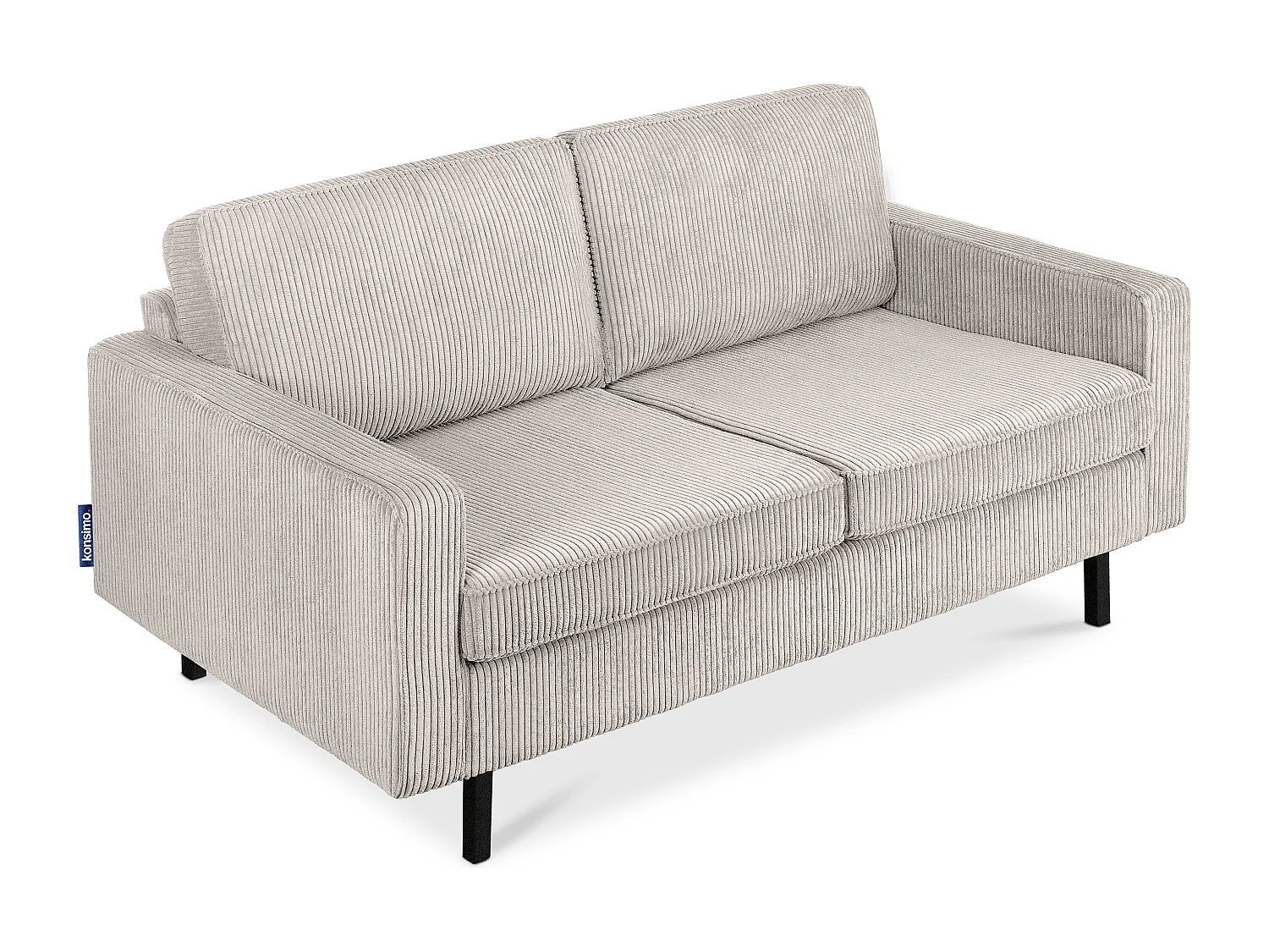 Sofa 2-Sitzer - Creme - INVIA
