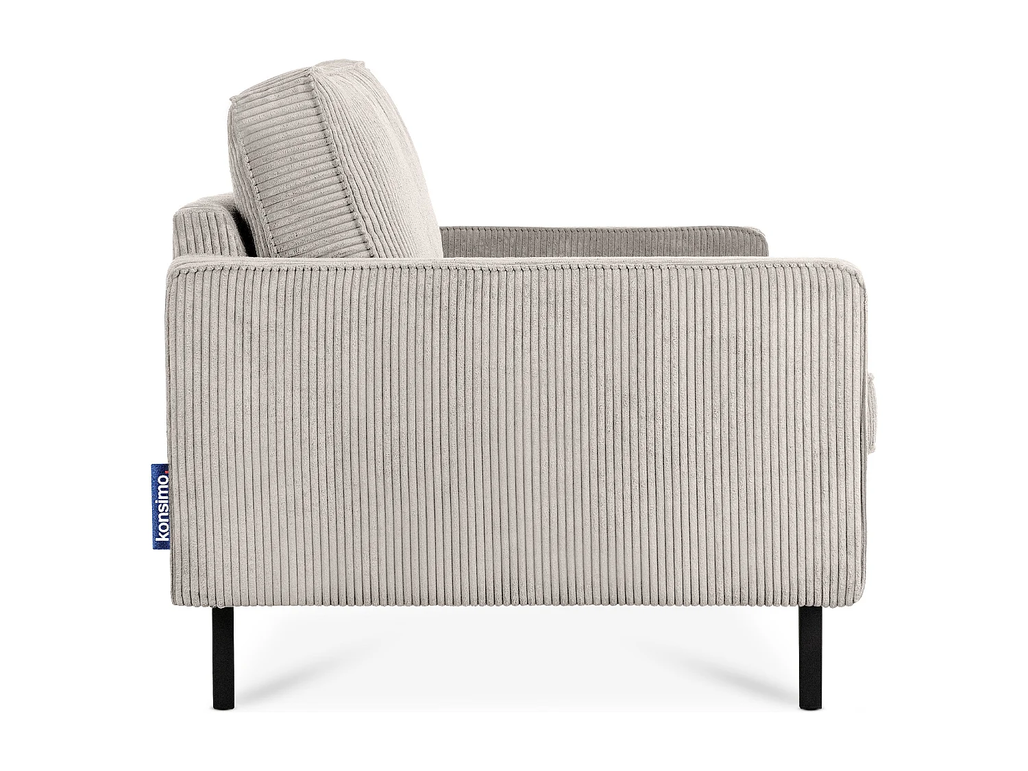 Sofa 2-Sitzer - Creme - INVIA