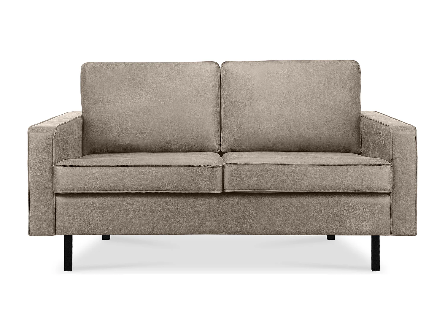 Sofa 2-Sitzer - Hellgrau - INVIA