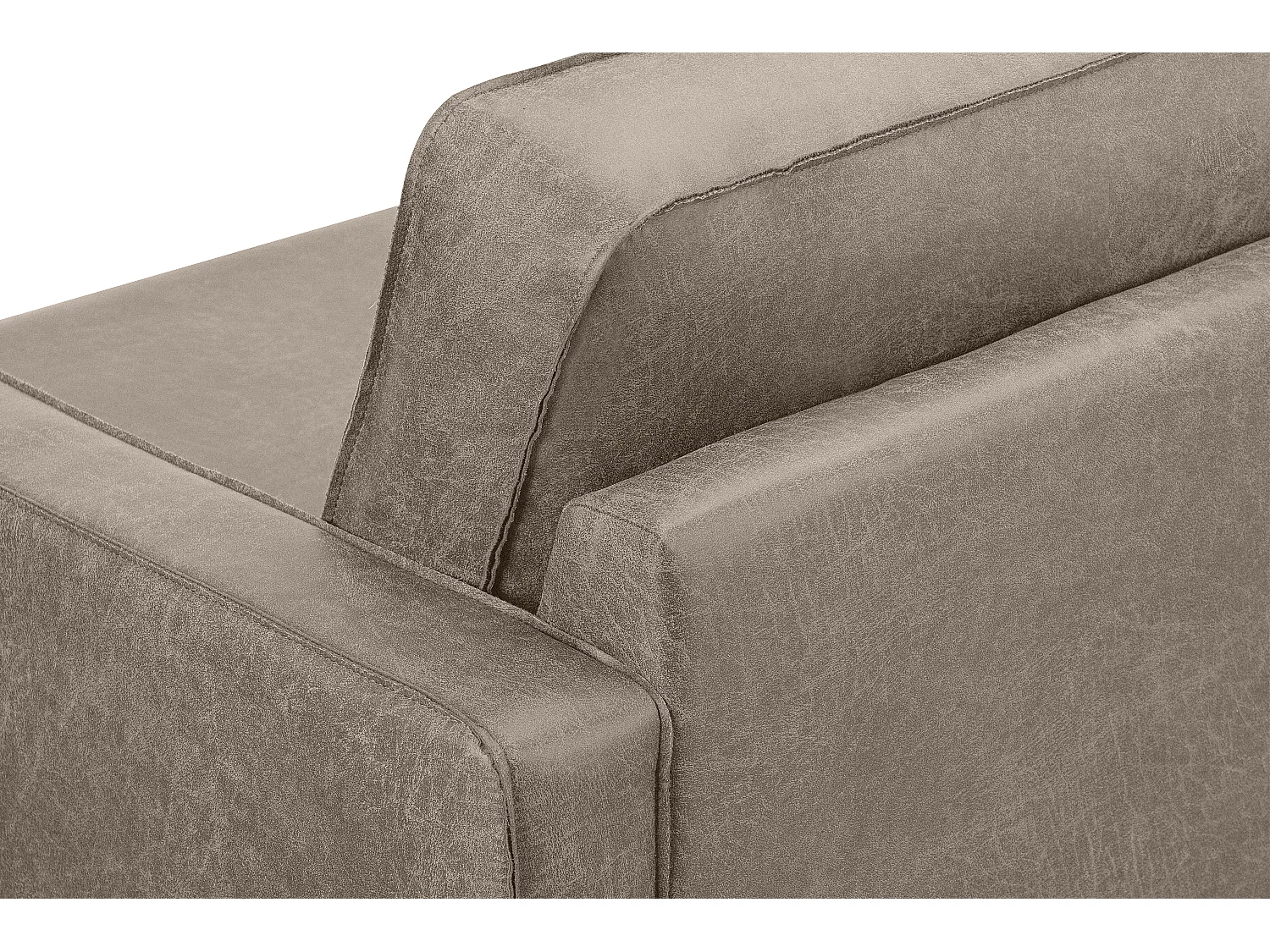 Sofa 2-Sitzer - Hellgrau - INVIA