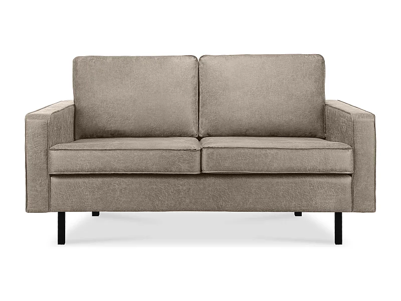 Sofa 2-Sitzer - Hellgrau - INVIA