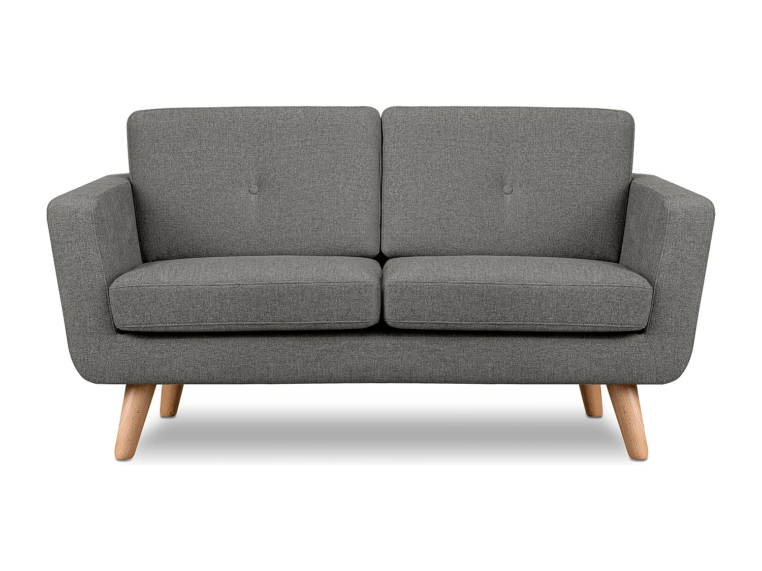 Sofa 2 Personen - Aschgrau - TAGIO