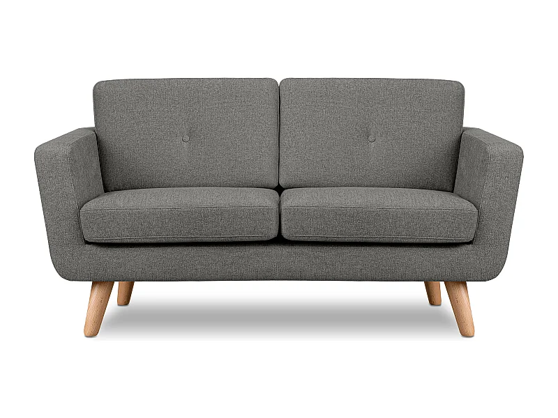 Sofa 2 Personen - Aschgrau - TAGIO