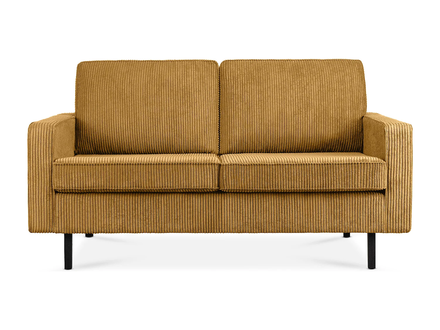 Sofa 2-Sitzer - Gelb - INVIA