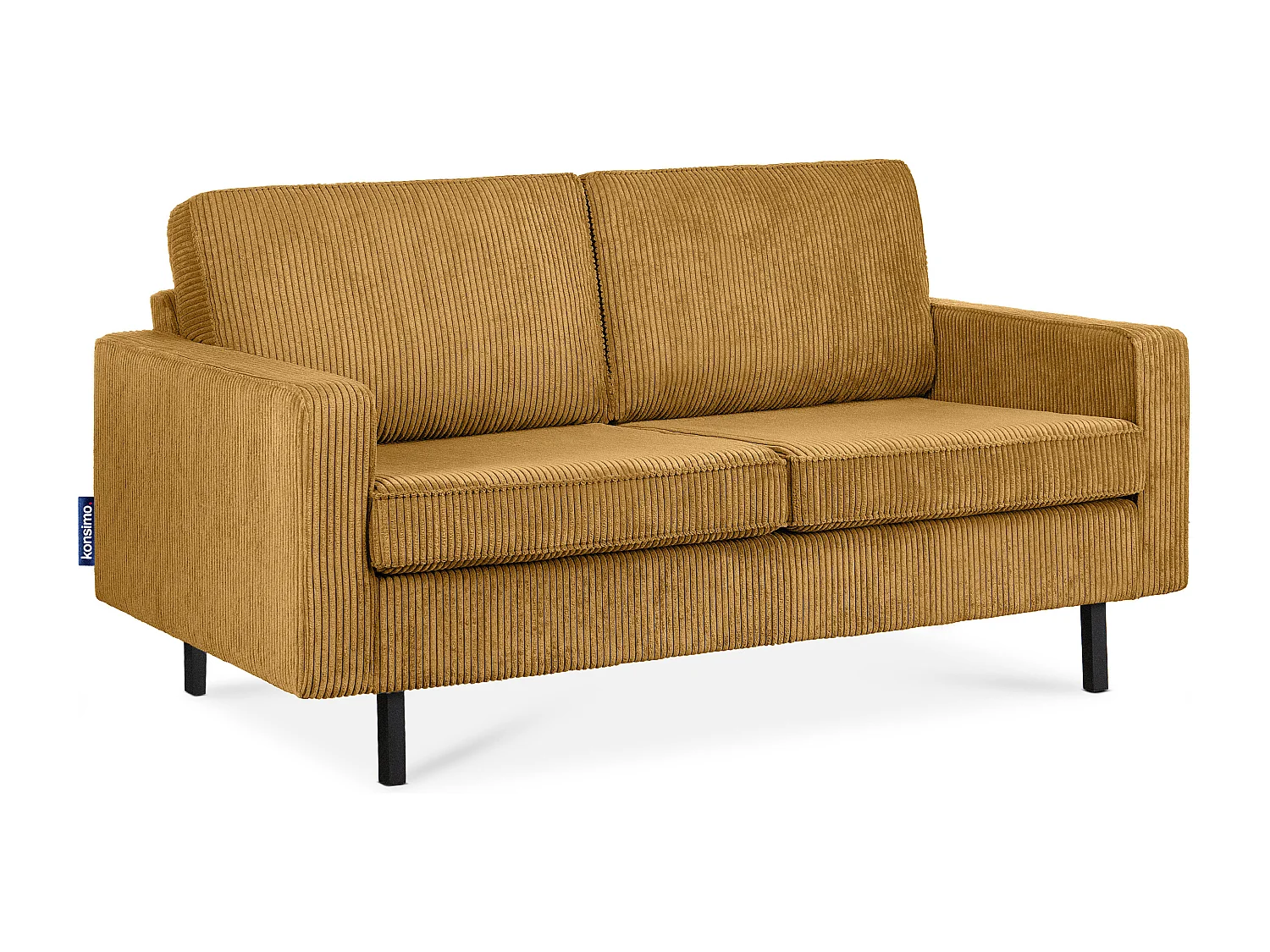 Sofa 2-Sitzer - Gelb - INVIA