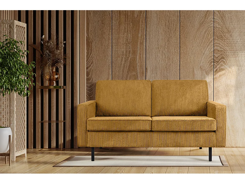 Sofa 2-Sitzer - Gelb - INVIA