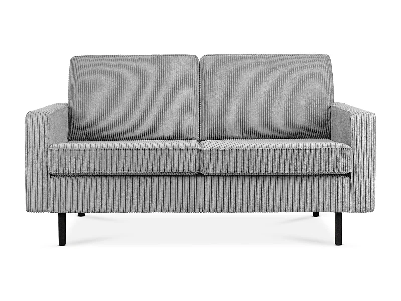 Sofa 2-Sitzer - Aschgrau - INVIA