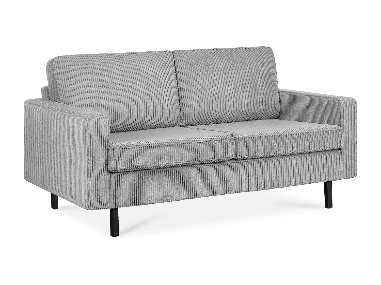 Sofa 2-Sitzer - Aschgrau - INVIA