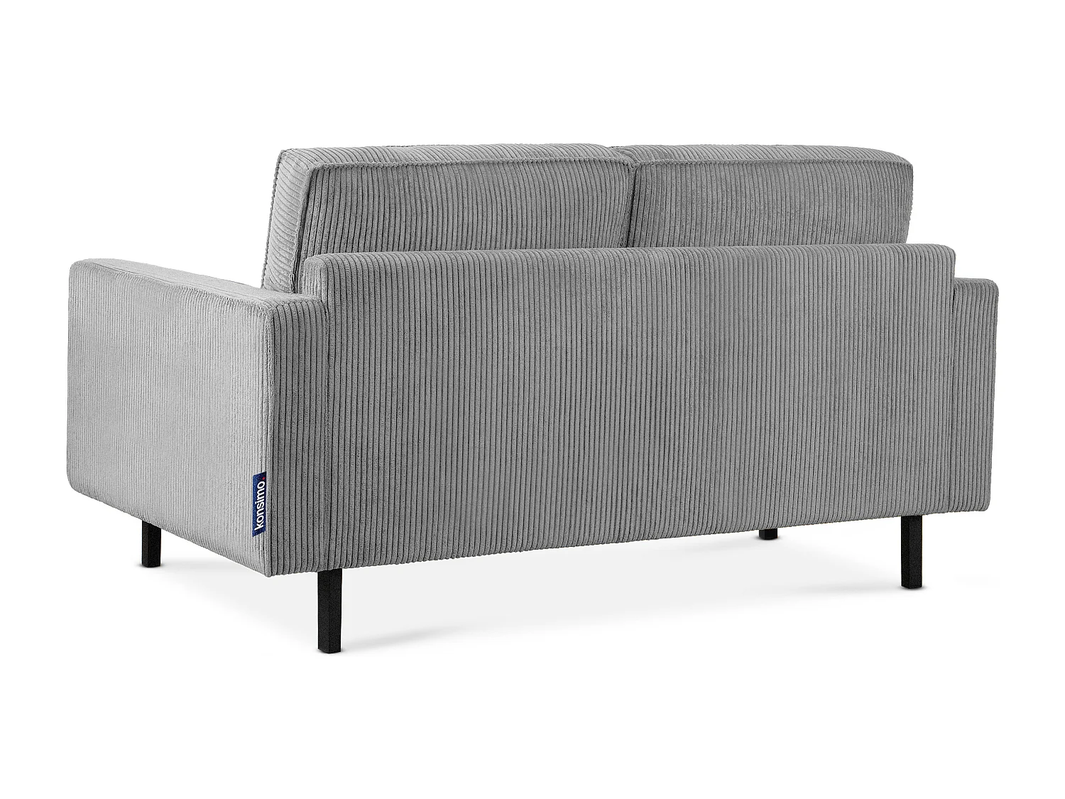 Sofa 2-Sitzer - Aschgrau - INVIA