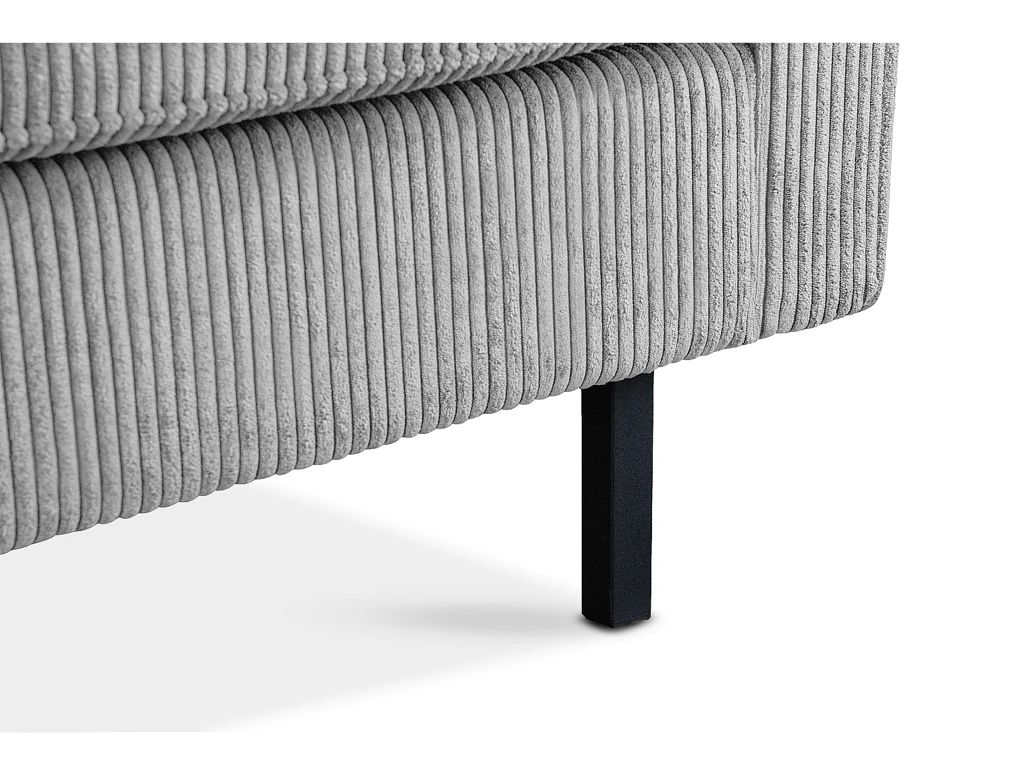 Sofa 2-Sitzer - Aschgrau - INVIA